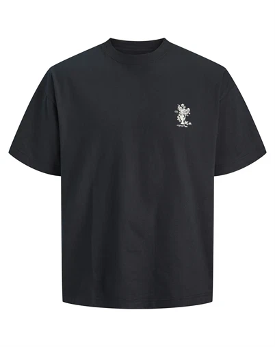 Jack & Jones - JORMaine Back Crew T-Shirt - Black 